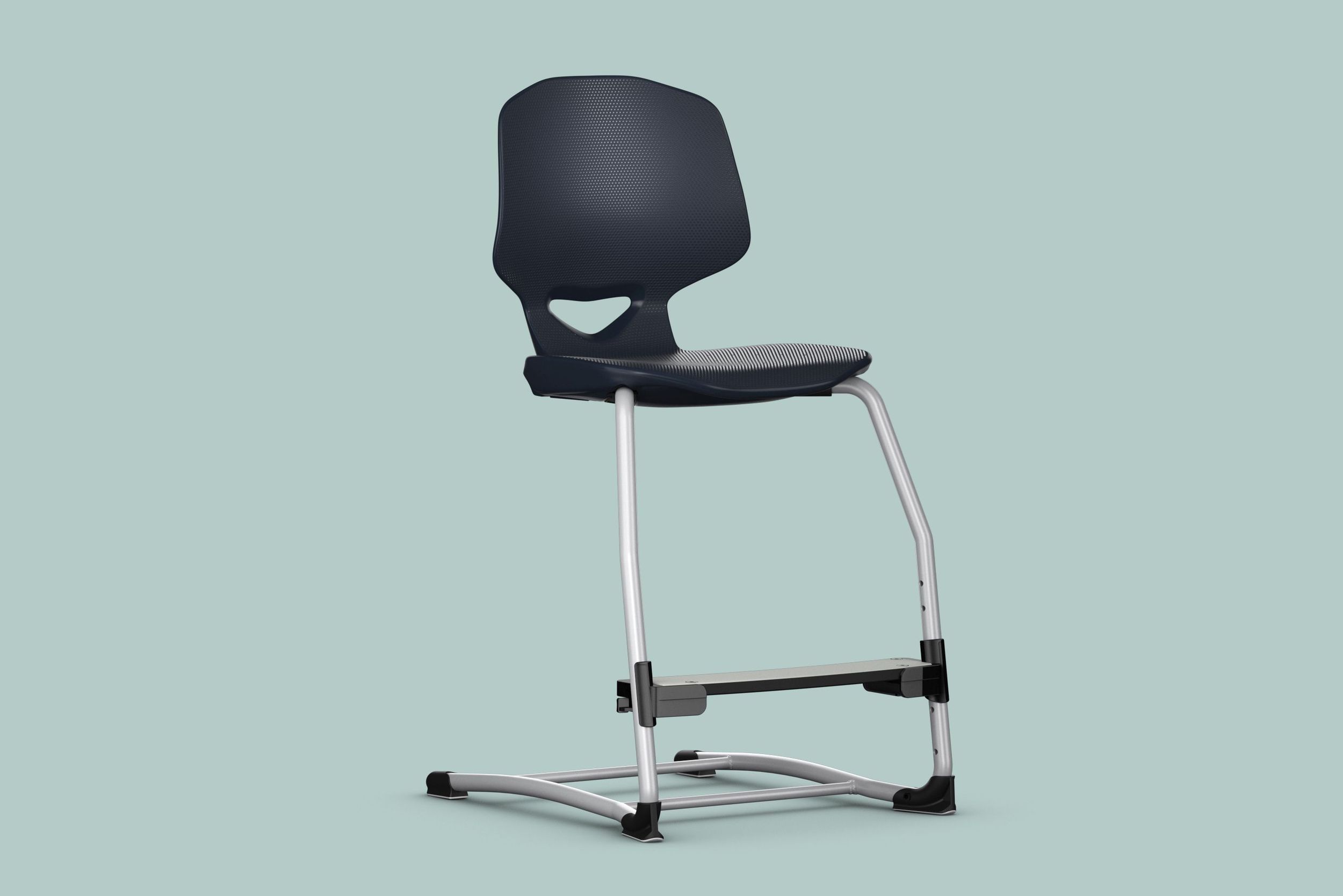 The JUMPER Air Level cross-grade students' chair by VS with adjustable footrest