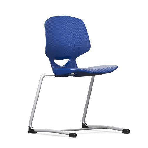 The cantilever office chair JUMPER Air Active by VS in blue