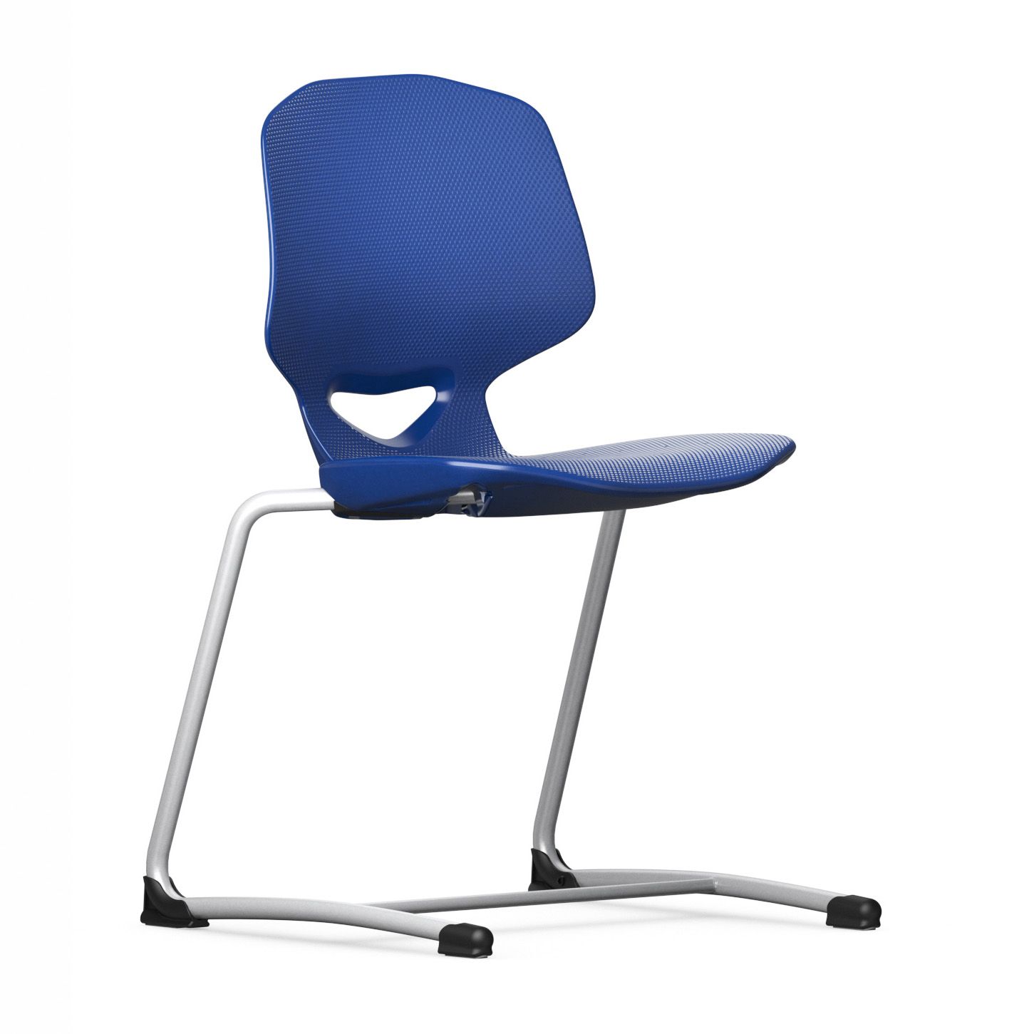 Der Freischwinger-Objektstuhl JUMPER Air Active von VS in dunkelblau