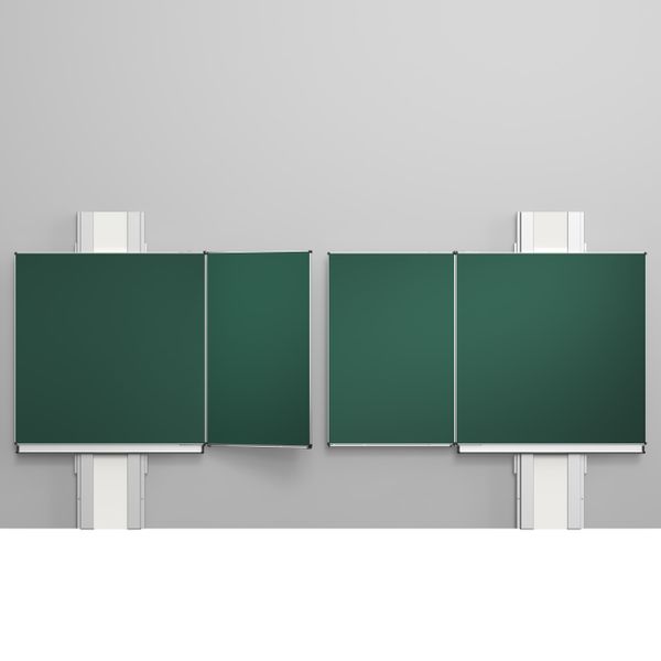 TopPilon-VI - Tableau coulissant rabattable double avec 6 surfaces