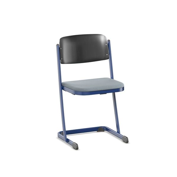 BasicGlide - Stapelbarer Kufenstuhl mit Comfort-Schale und Polster