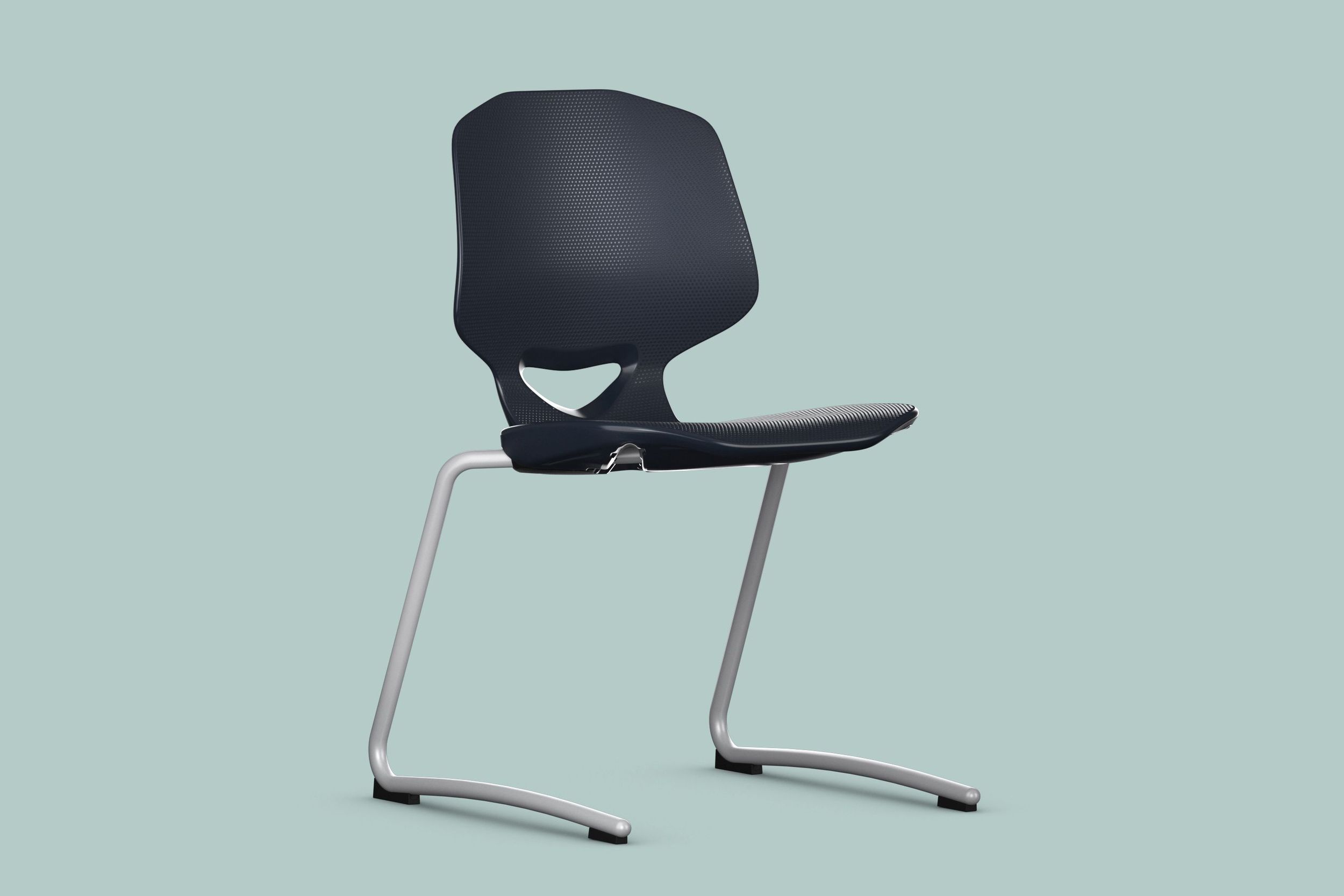 The JUMPER Air Active cantilever chair by VS in black