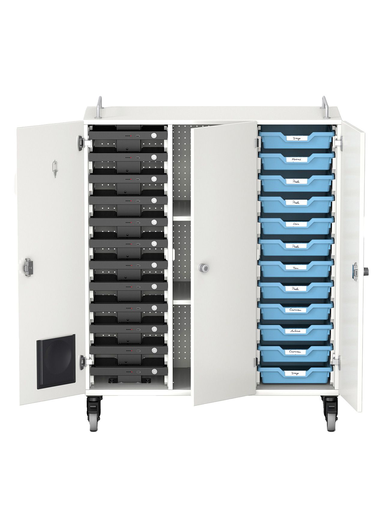 Der mobile Schrank mit Ladestationen ReCharge von VS