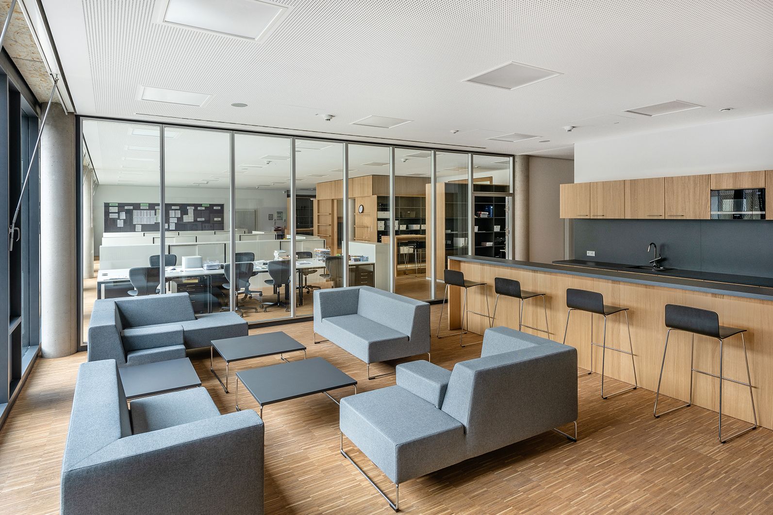 Alfred Goppel Vocational School, lounge