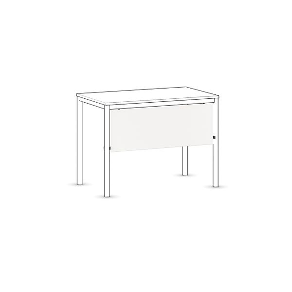 EcoTable - Untertisch-Blende für Tischbreite 100 cm