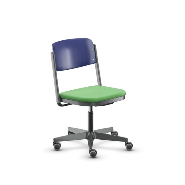 BasicTurn - Drehstuhl (Comfort-Schale), mit Polster