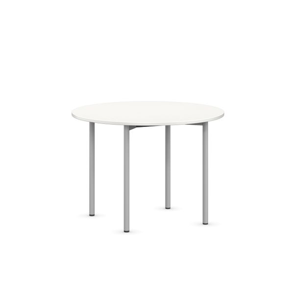 Cross-R - Table ronde en tubes ronds