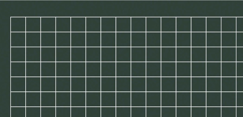 E005 green squares 5cm.