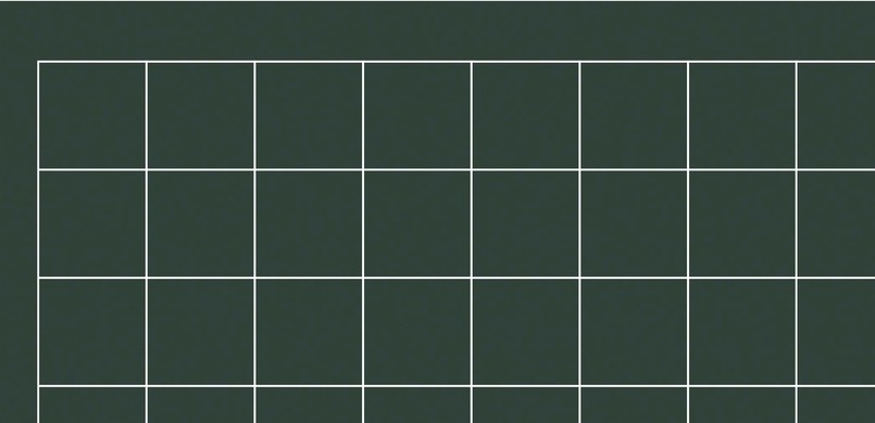 E006 green squares 10cm.