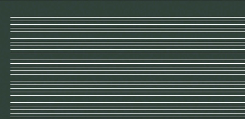 E007 green music lines.