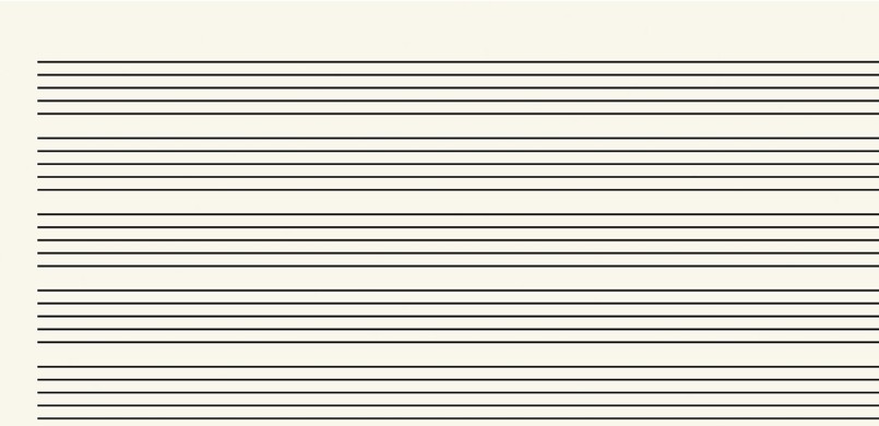 E027 white music lines.