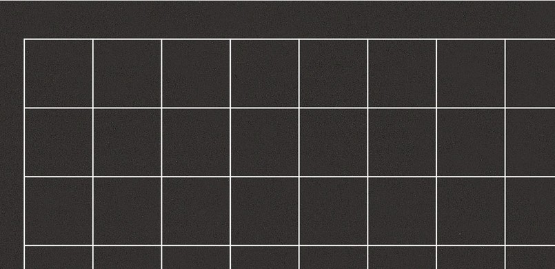 E146 black squares 10cm.