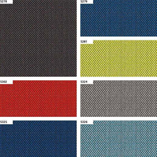 Samples of the available VS fabric colours of group S52 Nexus