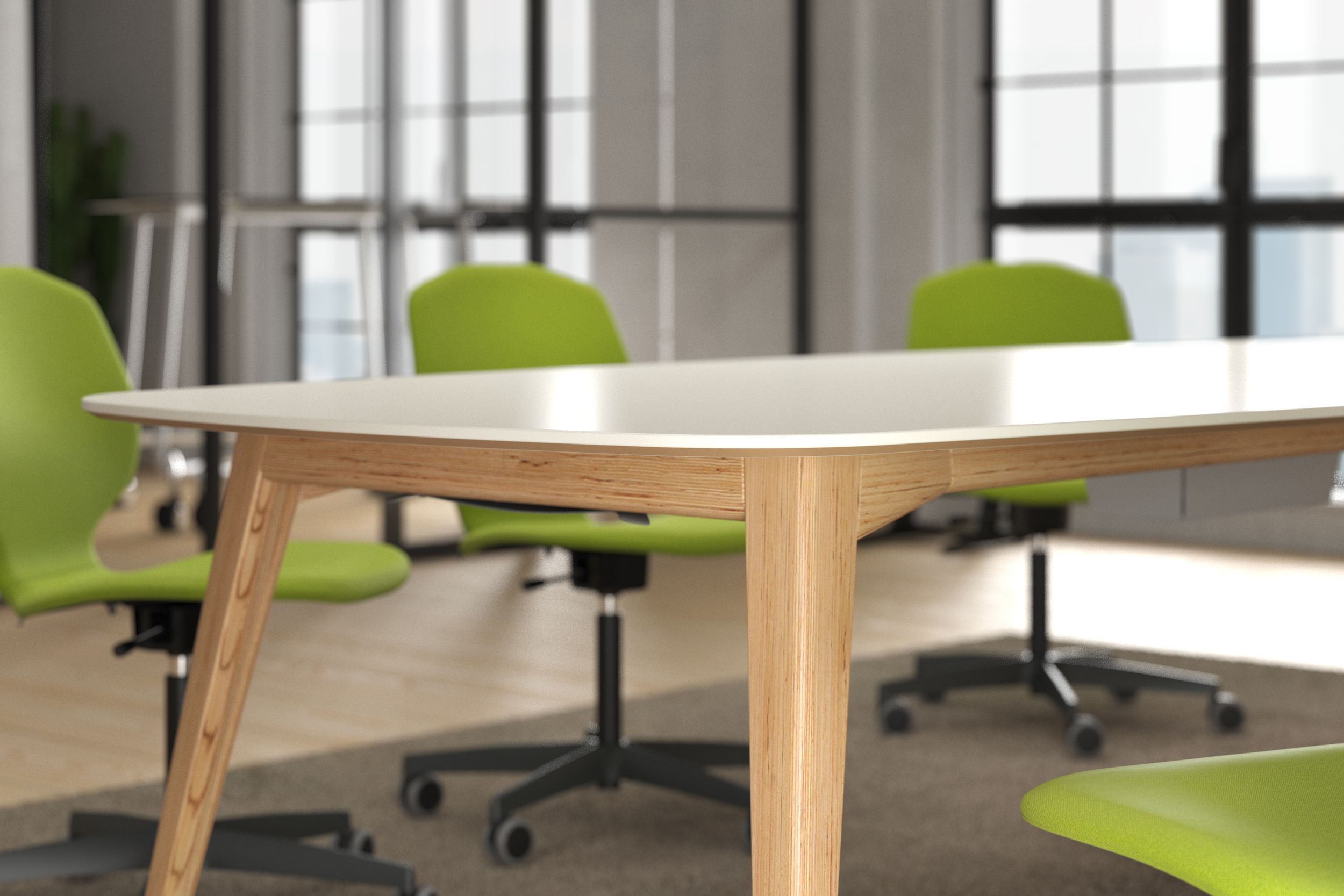 JustBe meeting table from VS, design: Stefan Behnisch