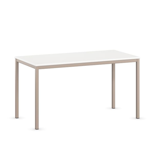 EcoTable 130x65cm, Quadratbein