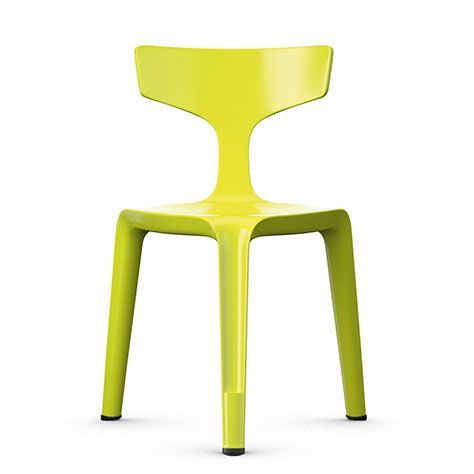 The light green plastic chair Stakki by VS