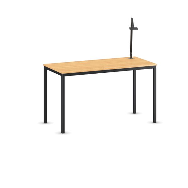 EcoTable 130x60cm, Quadratbein