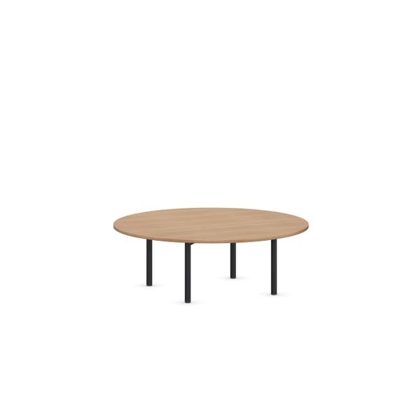 Cross-R - Table ronde en tubes ronds