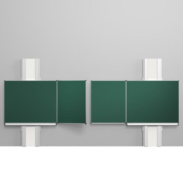 TopPilon-VI - Tableau coulissant rabattable double avec 6 surfaces